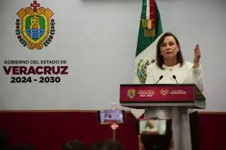 Cuitláhuac García y exfuncionarios mantienen escoltas pagadas por ley en Veracruz: Nahle