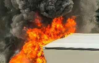 Quema de camiones en la zona norte de Veracruz activa investigación estatal