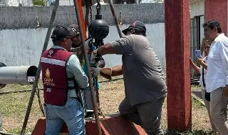 Llega nueva bomba de agua a pozo de Colinas de Santa Fe, en Veracruz