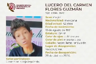 Piden apoyo para localizar a mujer desaparecida en el puerto de Veracruz 