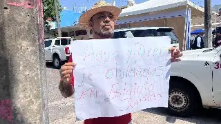 Hombre que se manifestó en centro médico es asociado a un partido político: Alcaldesa de Boca del Río