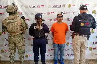 Detienen a presunto responsable de doble homicidio en Saltabarranca