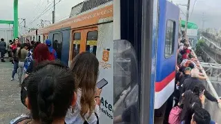Provoca caos falla eléctrica en la Línea 1 del Metro de Monterrey (+Video)