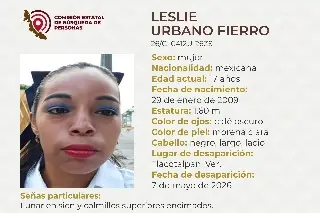 Menor de 17 años desaparece al norte de Veracruz 