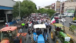 Agricultores y activistas marchan contra actos de represión en Zacatecas