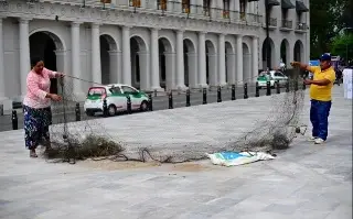 Pescadores de Tonalá protestan en Xalapa; acusan incumplimiento de apoyos