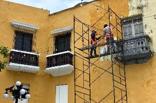 Del abandono al color: así están transformando las fachadas del centro de Veracruz (FOTOS)