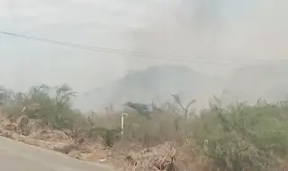 Se registran 2 incendios de pastizales cerca de Refinería de Salina Cruz, Oaxaca 