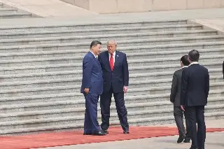 Inicia reunión de Trump con Xi Jinping tras llegada a Beijing