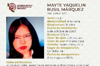 Menor de edad desaparece en Córdoba, Veracruz; estas son sus características 