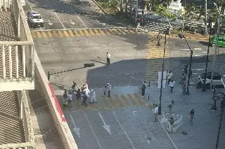 Tome precauciones; hay cierres viales en el Centro Histórico de Veracruz
