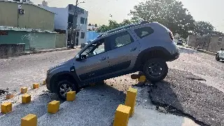 'Se despistó': conductor sufre accidente en calles de Río Medio