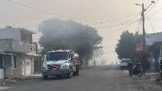 Incendio en colonia de Veracruz