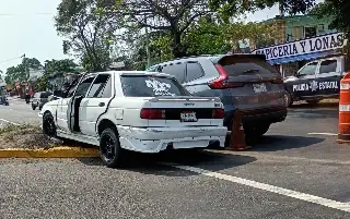 Aparatoso accidente automovilístico en carretera Veracruz - Xalapa (+Video) 