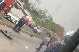 Atropellan a adulto mayor en avenida Ejército Mexicano de Boca del Río 