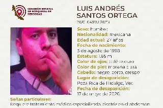 Hombre desaparece al norte de Veracruz; estas son sus características 