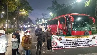 Transportistas y agricultores se concentran para movilización en CDMX