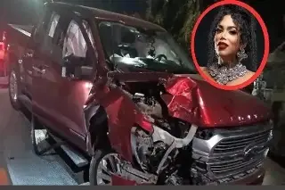 Paolita Suárez 'La Perdida' sufre aparatoso accidente automovilístico; aseguran iba ebria 