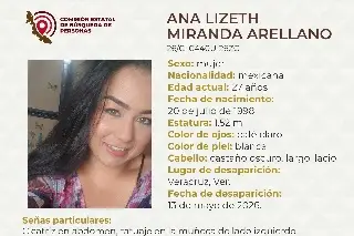 Desaparece joven mujer en el puerto de Veracruz; aquí sus características 