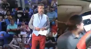 Asaltan a periodista deportivo en transmisión en vivo, mientras Harfuch anunciaba detenciones