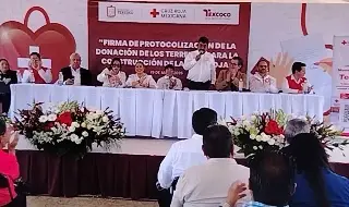 Nos podemos quedar con terrenos pero no con alcancías de la Cruz Roja: alcalde de Texcoco