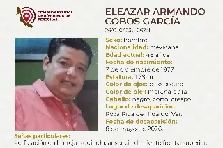 Piden apoyo para localizar a hombre desaparecido al norte de Veracruz 
