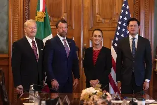 Sheinbaum se reúne con secretario de Seguridad de EU: esto anunció tras encuentro