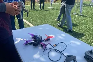En escuela de Boca del Río realizan reto de drones; en esto consiste