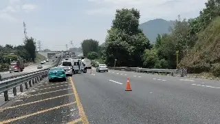 Se registra cierre parcial en carretera de Veracruz; conoce a qué altura 