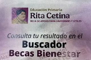 Ya puedes revisar si tu tarjeta para la beca Rita Cetina está lista; así se consulta