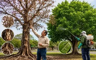 ¿Se puede controlar el hongo o plagas en los árboles? Esto dice agrónomo