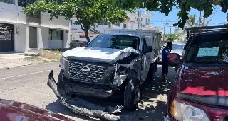 Aparatoso accidente en calles de Veracruz 