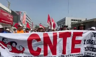 CNTE advierte movilizaciones a partir del lunes 1 de junio