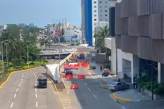 Ayuntamiento de Boca da fecha para reapertura de bulevar Ruiz Cortines tras hundimiento