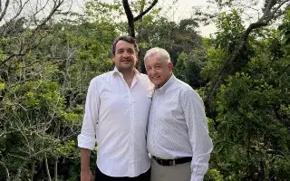 ¿Reapareció AMLO para apoyar candidatura de Andy López?