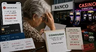 Estafan a veracruzana con 36 mil pesos de sus tarjetas bancarias; hacen gasto en casino de Cancún 