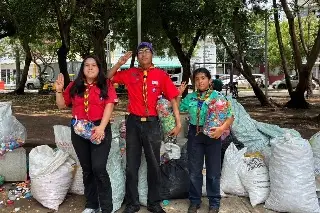¿Dónde llevar tapitas en Veracruz? Scouts mantienen centro de acopio 
