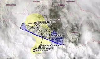 Se forma Depresión Tropical; podría evolucionar a tormena tropical 'Boris' 