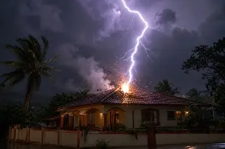 ¿Cómo proteger mi casa de la caída de rayos por tormentas eléctricas?