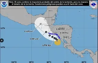 Surge la tormenta tropical Cristina ¿Afectaría a Veracruz? 