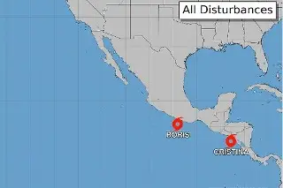 Se forma la tormenta tropical 'Cristina' en el Pacífico