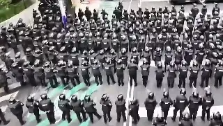 Resguardan Estadio Azteca ante llegada de contingentes de la CNTE (+Video)