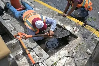 Veracruz refuerza limpieza de drenajes y canales ante temporada de lluvias