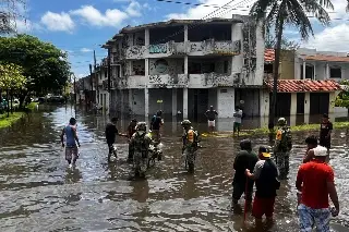 Mantienen operativo por fuertes lluvias en Veracruz - Boca del Río y otros municipios 