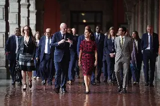 A nada del Mundial, Sheinbaum recibe a presidente de la FIFA en Palacio Nacional; de esto hablaron