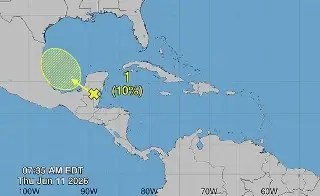 Vigilan zona de baja presión ¿Afecta a Veracruz?