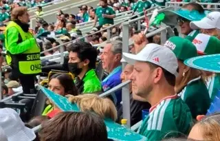 Captan a exesposo de Marina del Pilar en el partido inaugural del Mundial 