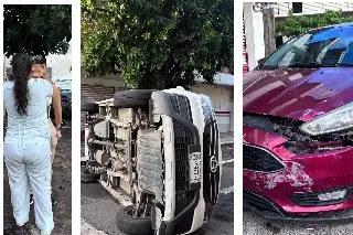 Una contadora iba a su trabajo y esto le pasó en un cruce donde no funcionan el semáforo, en Veracruz 