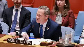 Embajador de EU en la ONU asegura que Trump 'está convencido' de firmar hoy la paz con Irán