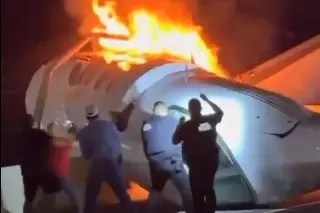 Confirman un muerto tras desplome de jet privado en Texas; despegó de Los Cabos